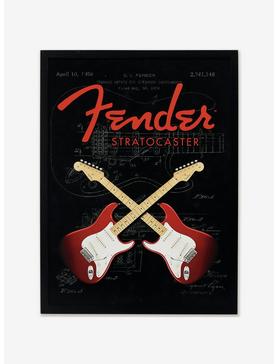 Fender Double Guitars Framed Wall Decor, , hi-res