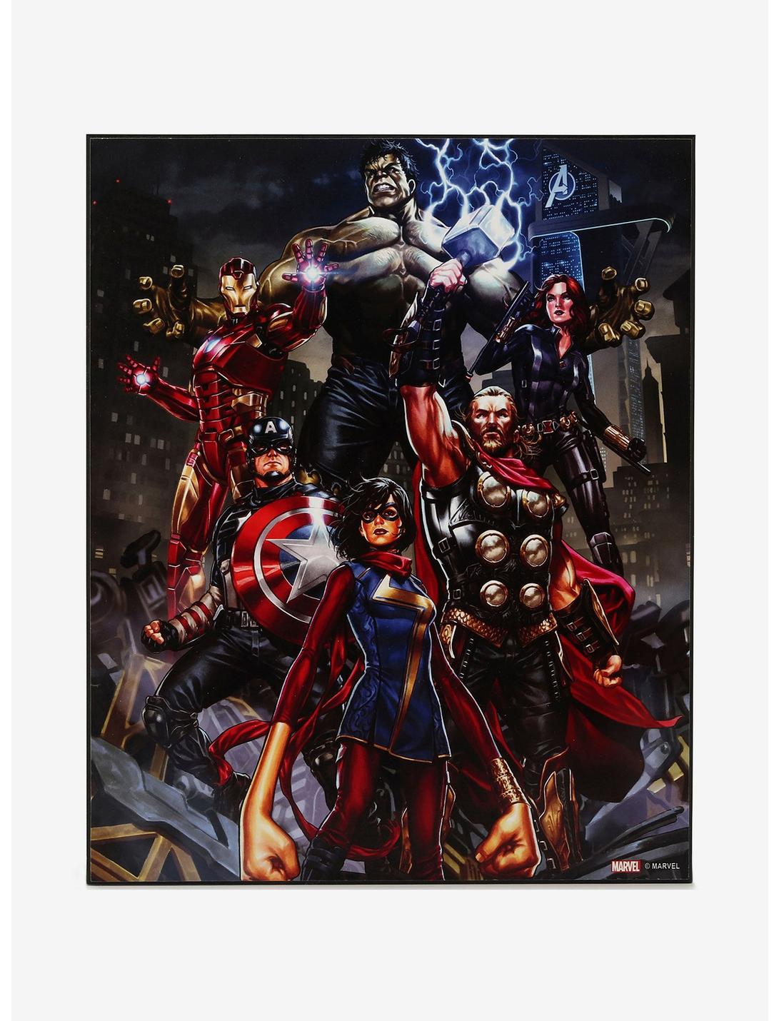 Marvel Avengers Group Wood Wall Decor, , hi-res
