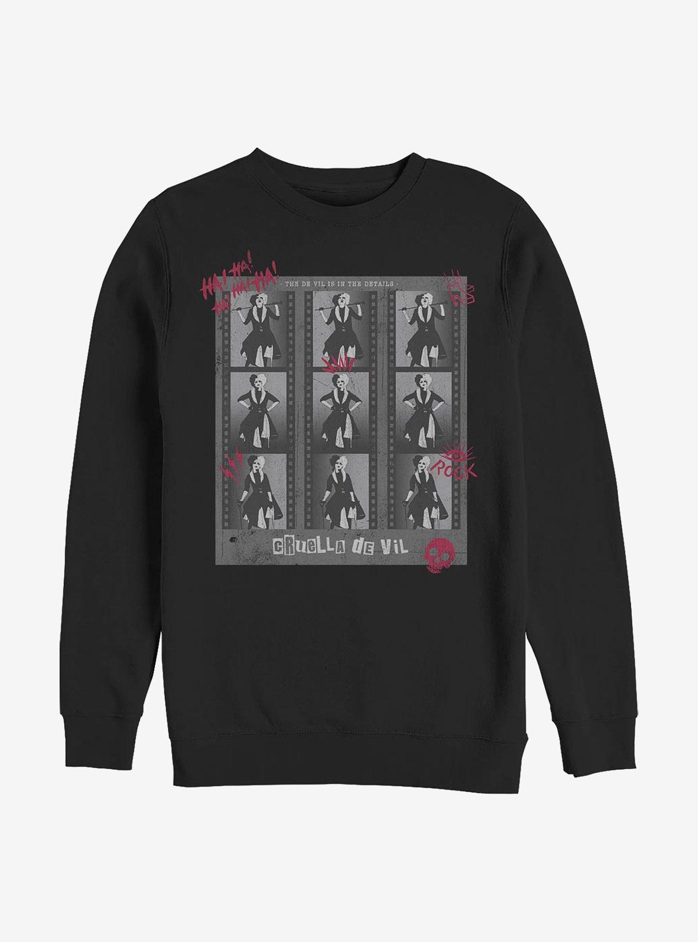 Disney Cruella Negatives Sweatshirt, , hi-res