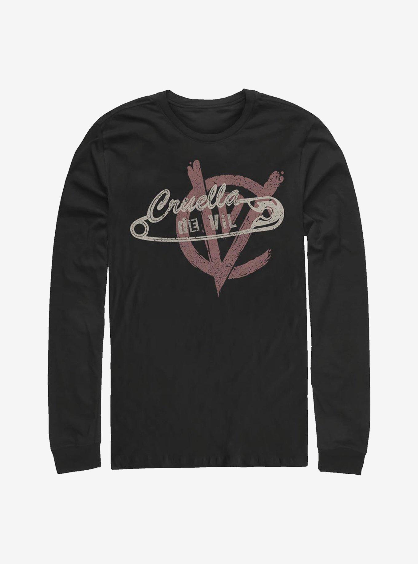 Disney Cruella De Vil Anarchy Long-Sleeve T-Shirt, , hi-res