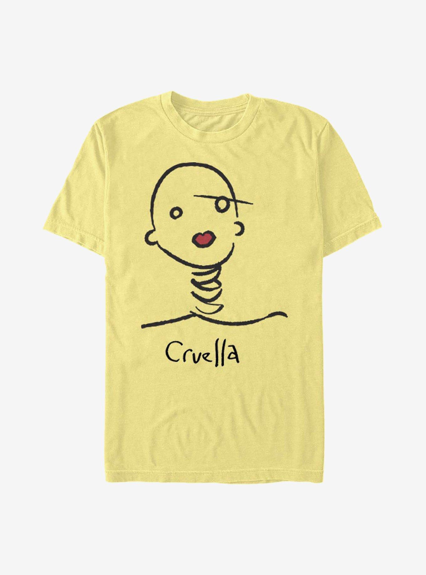 Disney Cruella Doodle T-Shirt, BANANA, hi-res