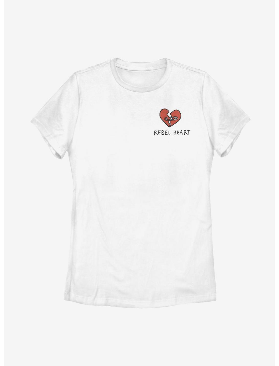 Disney Cruella Rebel Heart Womens T-Shirt, WHITE, hi-res