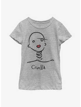 Disney Cruella Doodle Youth Girls T-Shirt, , hi-res