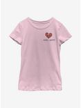 Disney Cruella Rebel Heart Youth Girls T-Shirt, PINK, hi-res
