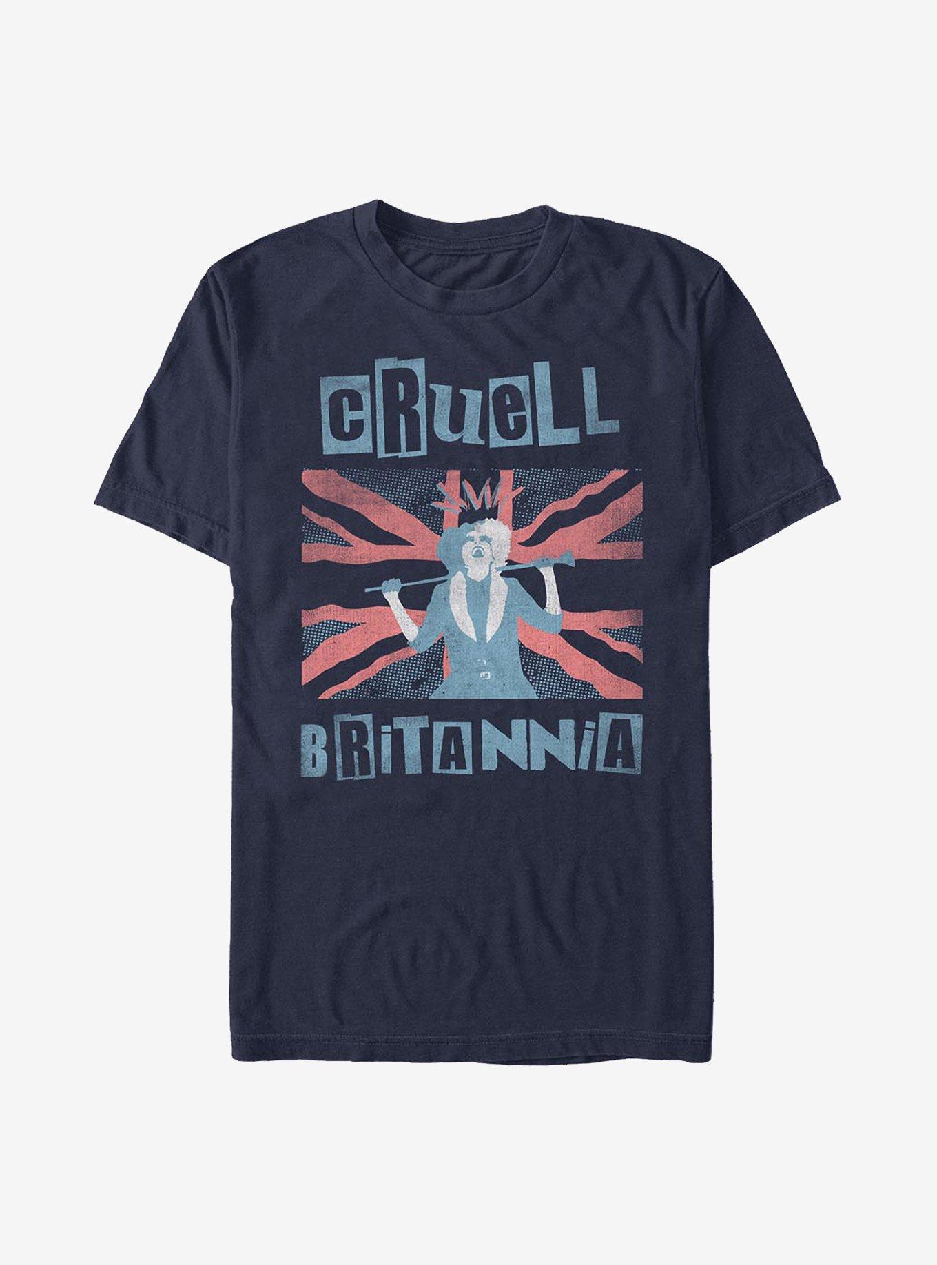 Disney Cruella Britannia T-Shirt, NAVY, hi-res