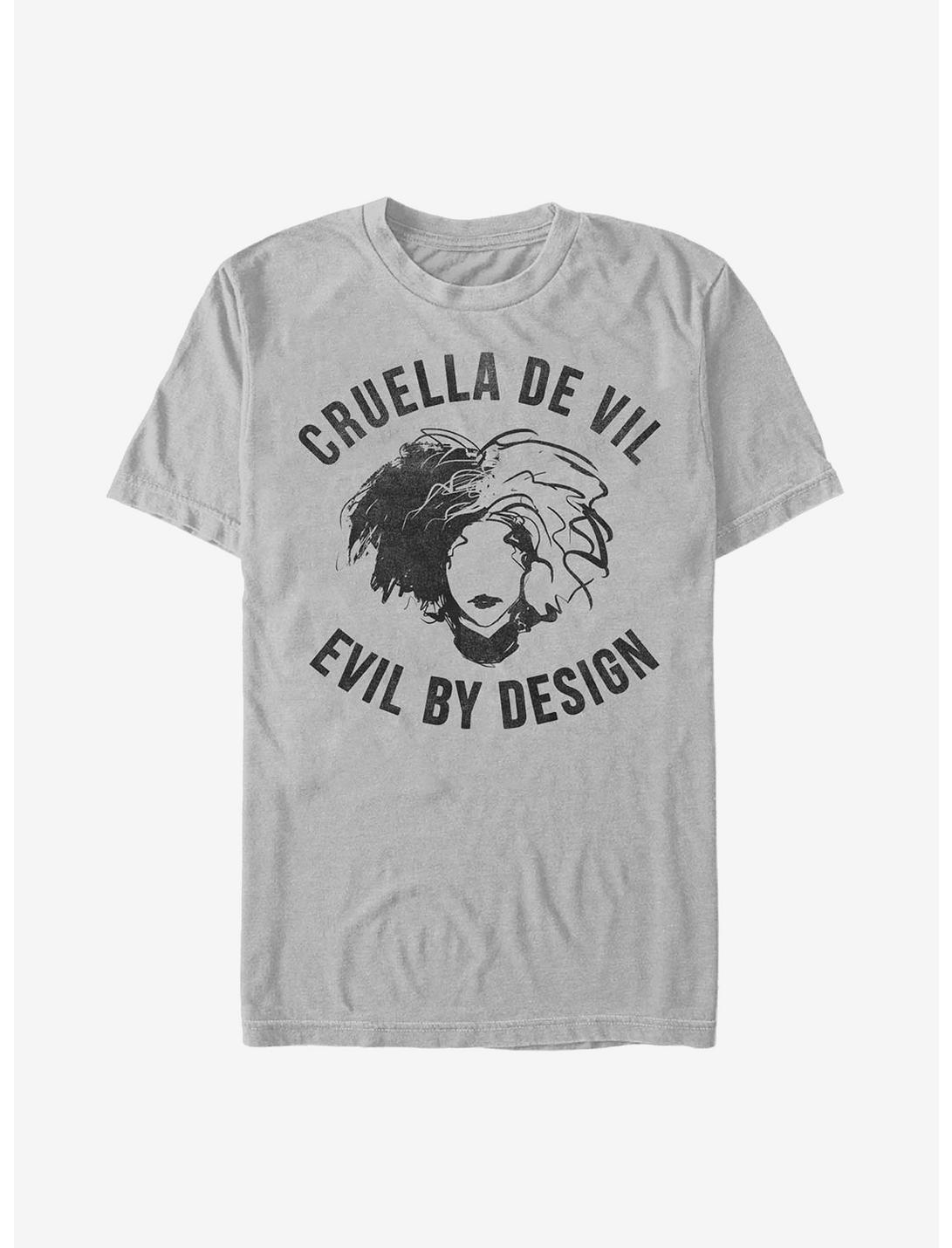Disney Cruella Evil By Design T-Shirt, SILVER, hi-res