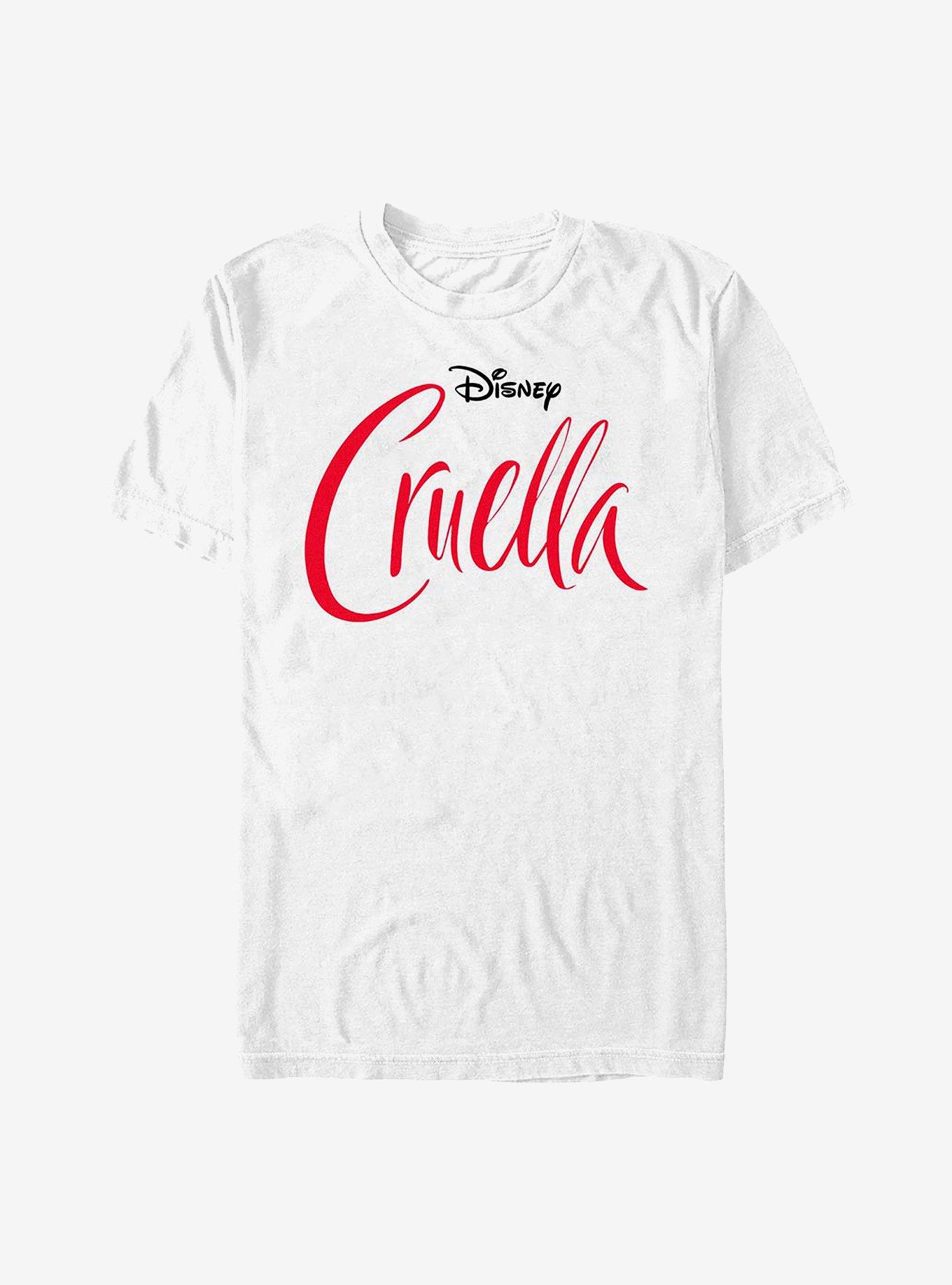 Disney Cruella Logo T-Shirt, WHITE, hi-res
