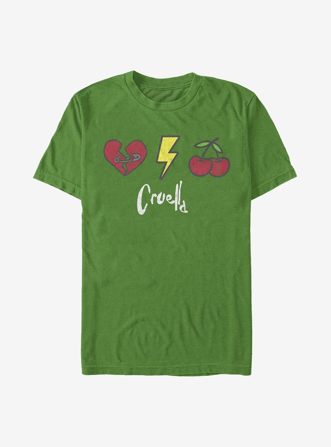 Disney Cruella Patches T-Shirt, KELLY, hi-res