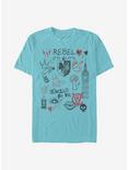 Disney Cruella Rebel Queen T-Shirt, TAHI BLUE, hi-res