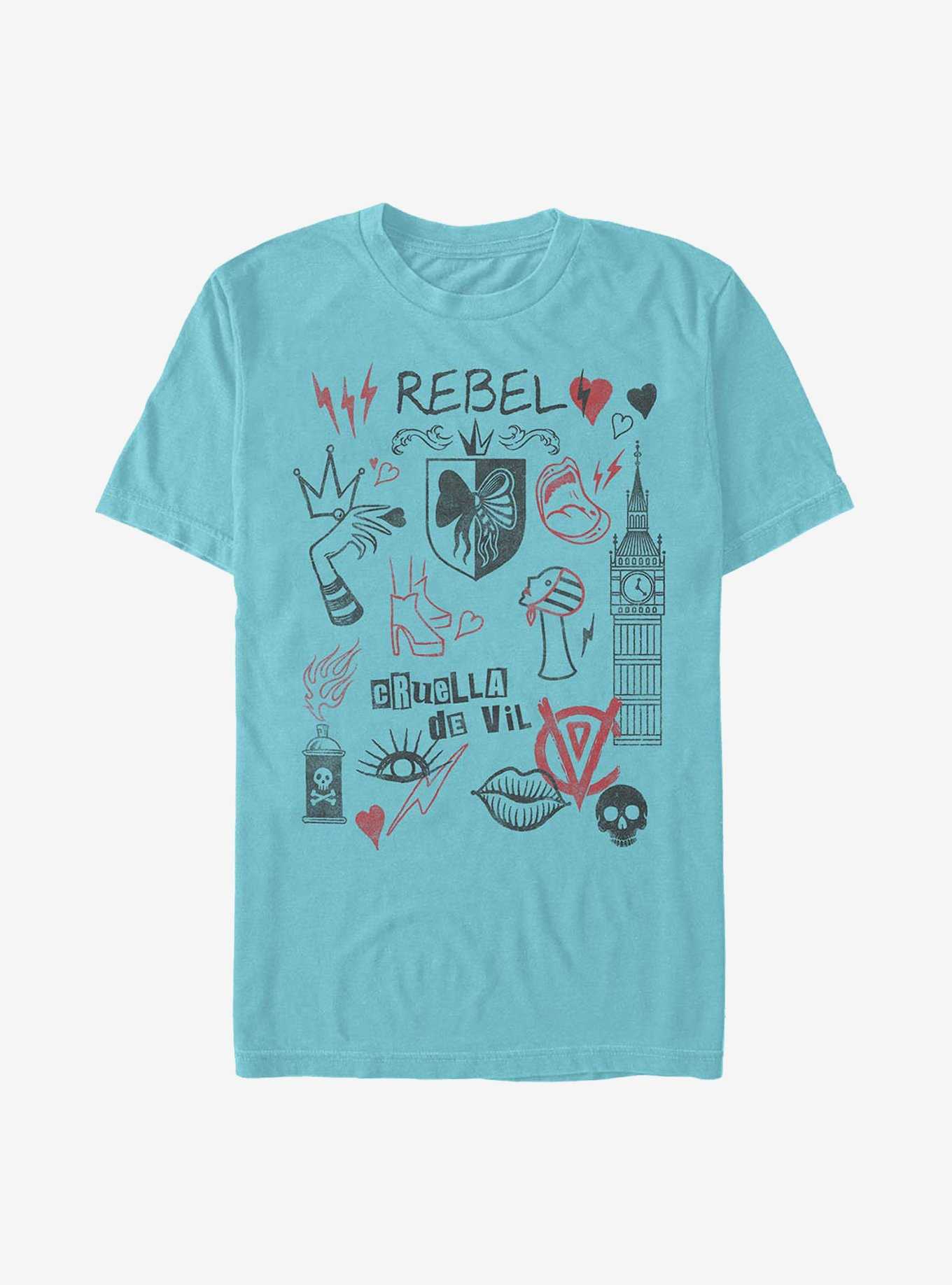 Disney Cruella Rebel Queen T-Shirt, , hi-res