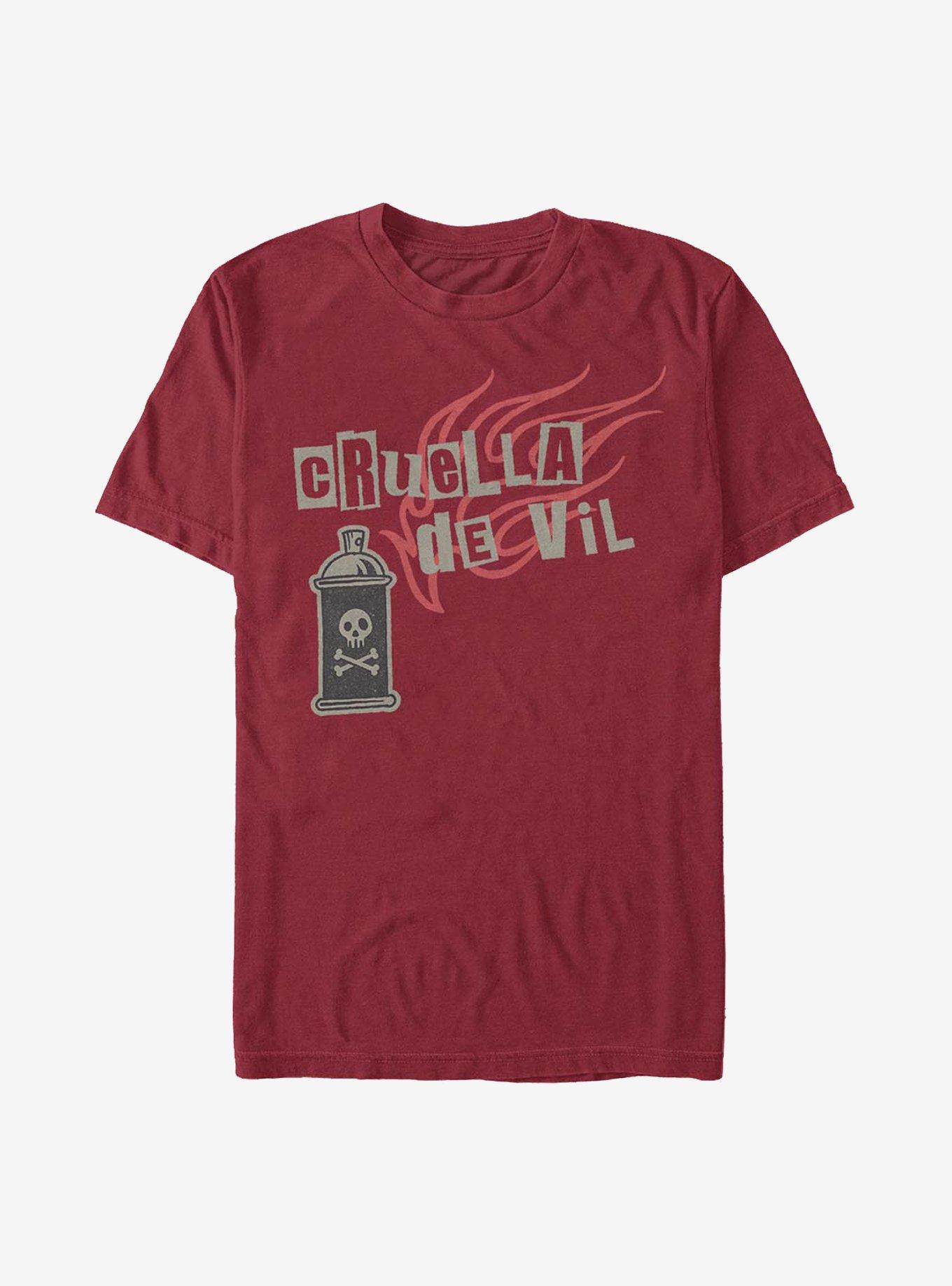 Disney Cruella De Vil Spray Fire T-Shirt, , hi-res