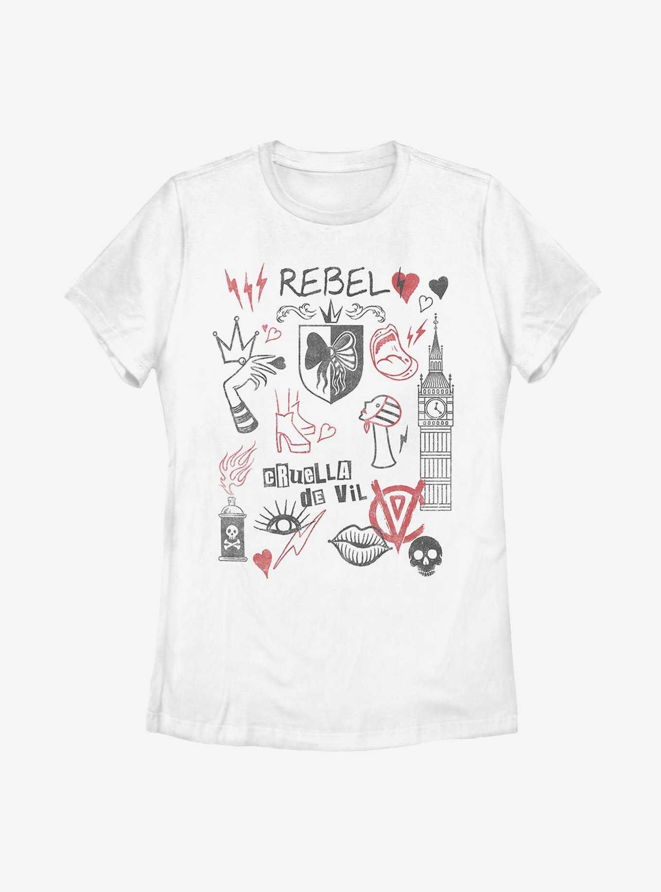 Disney Cruella Rebel Queen Womens T-Shirt, , hi-res