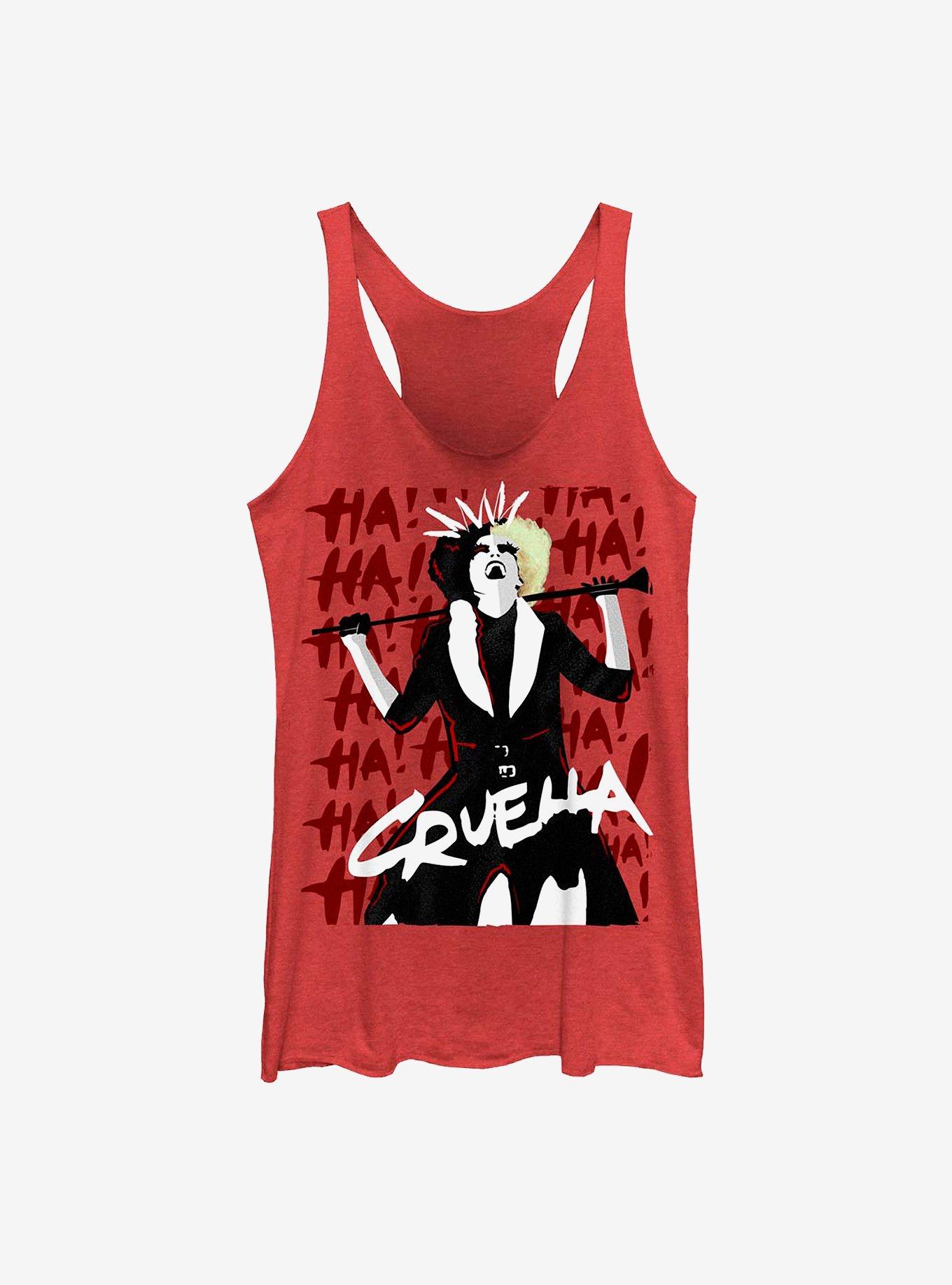 Disney Cruella Cruel Laughter Womens Tank Top, , hi-res