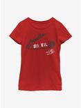 Disney Cruella De Vil Pin Youth Girls T-Shirt, RED, hi-res