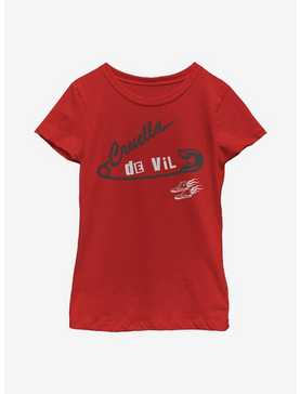 Disney Cruella De Vil Pin Youth Girls T-Shirt, , hi-res