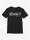 Disney Cruella Name Youth T-Shirt, BLACK, hi-res
