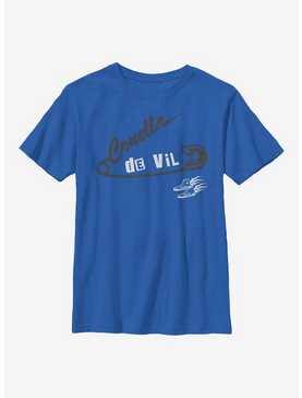 Disney Cruella De Vil Pin Youth T-Shirt, , hi-res