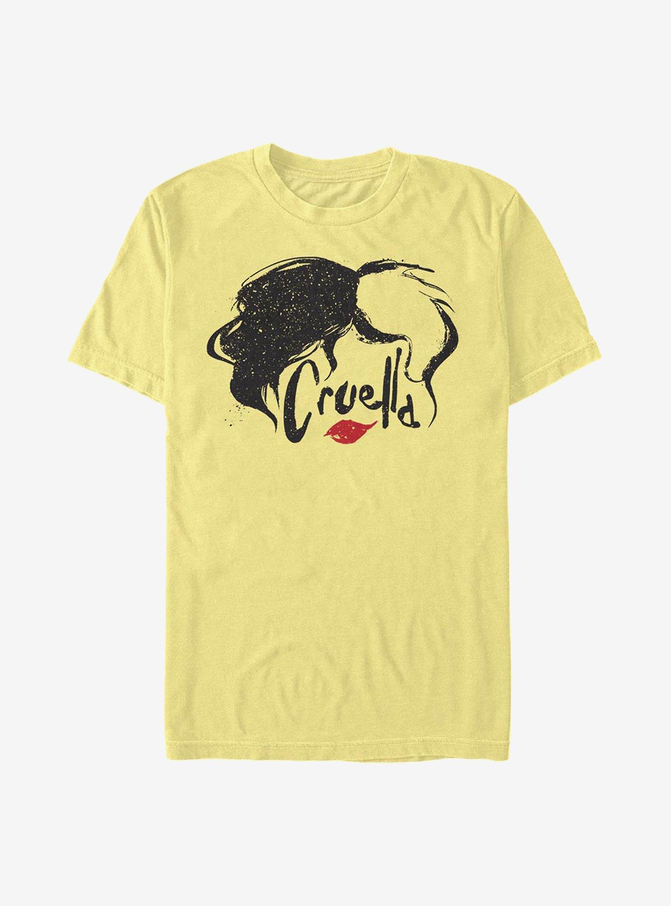 Disney Cruella Simply Cruella T-Shirt, BANANA, hi-res