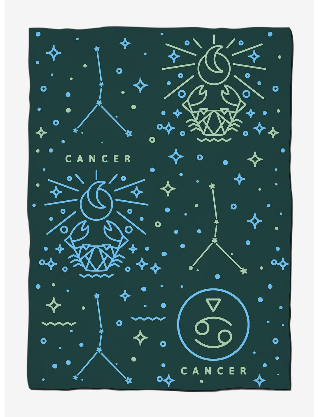 Cancer Astrology Weighted Blanket, , hi-res
