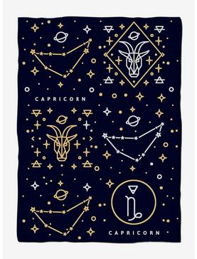 Capricorn Astrology Weighted Blanket, , hi-res