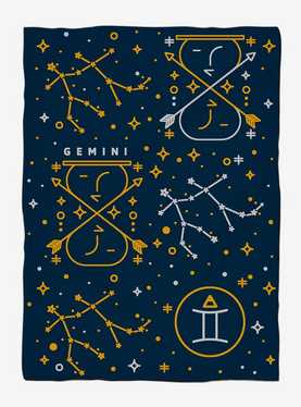 Gemini Astrology Weighted Blanket, , hi-res