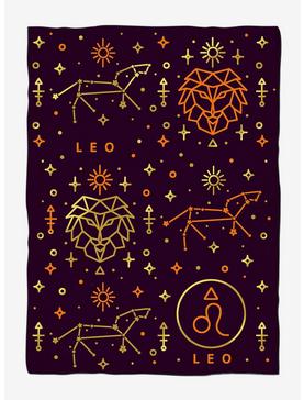Leo Astrology Weighted Blanket, , hi-res