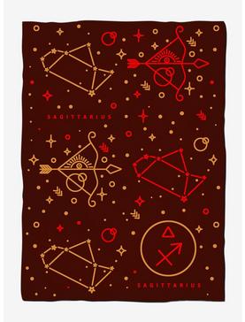Sagittarius Astrology Weighted Blanket, , hi-res