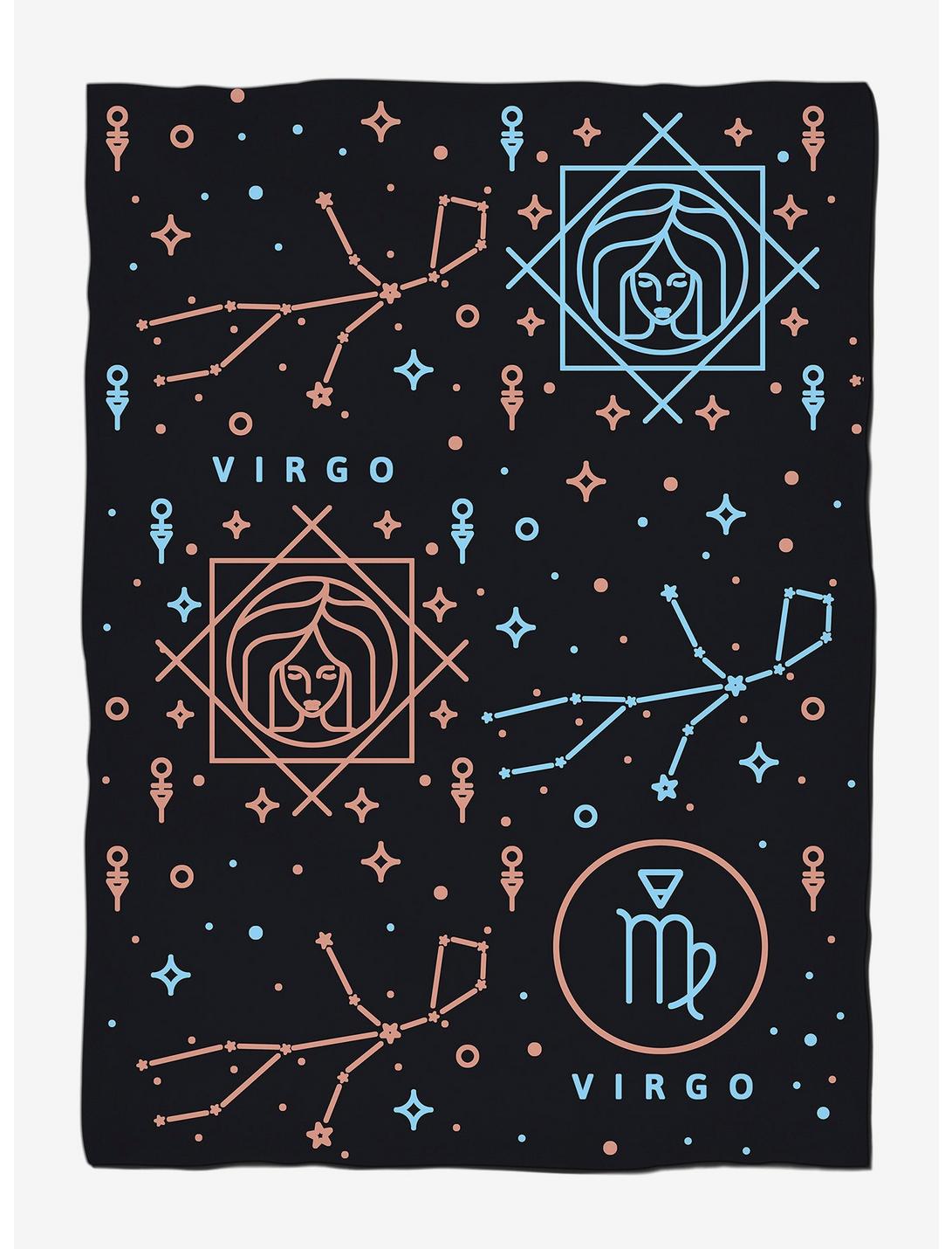 Virgo Astrology Weighted Blanket, , hi-res
