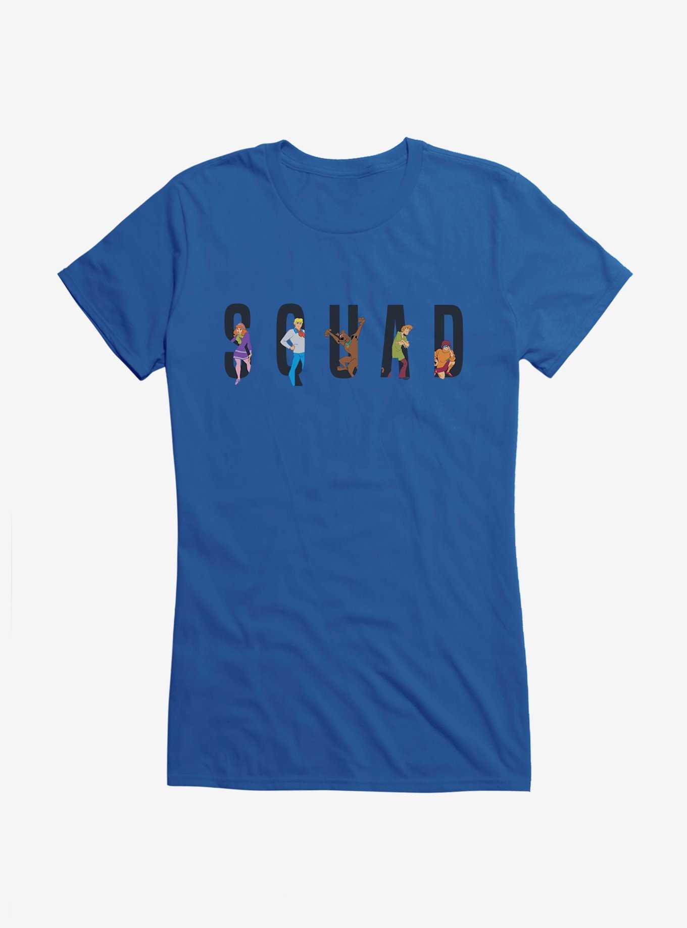 Scooby-Doo 50th Anniversary Squad Goals: Fred, Daphne, Velma, Shaggy and Scooby Girls T-Shirt, , hi-res