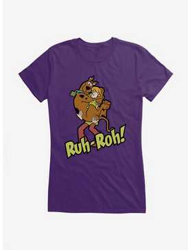 Scooby-Doo Ruh-Roh! Shaggy And Scooby Girls T-Shirt, , hi-res