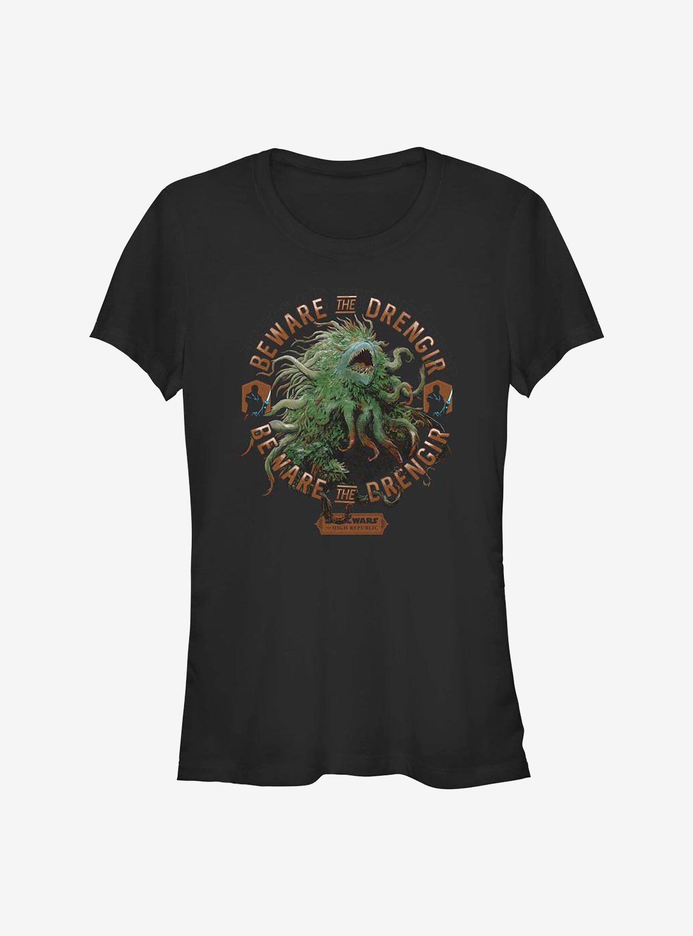 Star Wars: The High Republic Beware The Drengir Girls T-Shirt, BLACK, hi-res