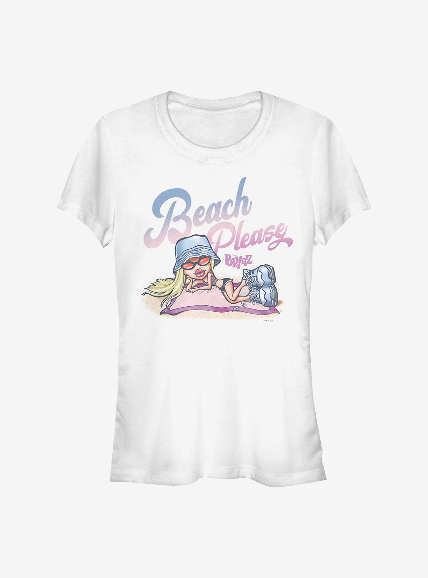 Bratz Beach Please Girls T-Shirt, WHITE, hi-res