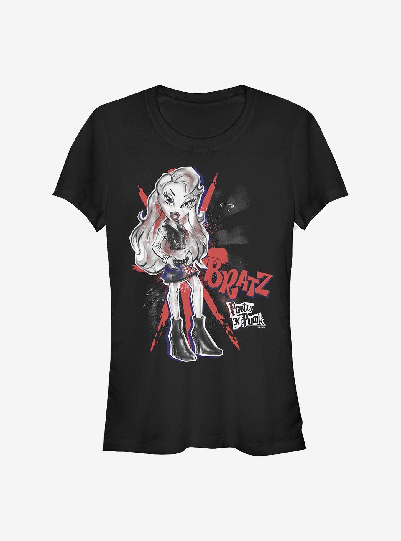 Bratz Meygan Pretty N Punk Girls T-Shirt, BLACK, hi-res