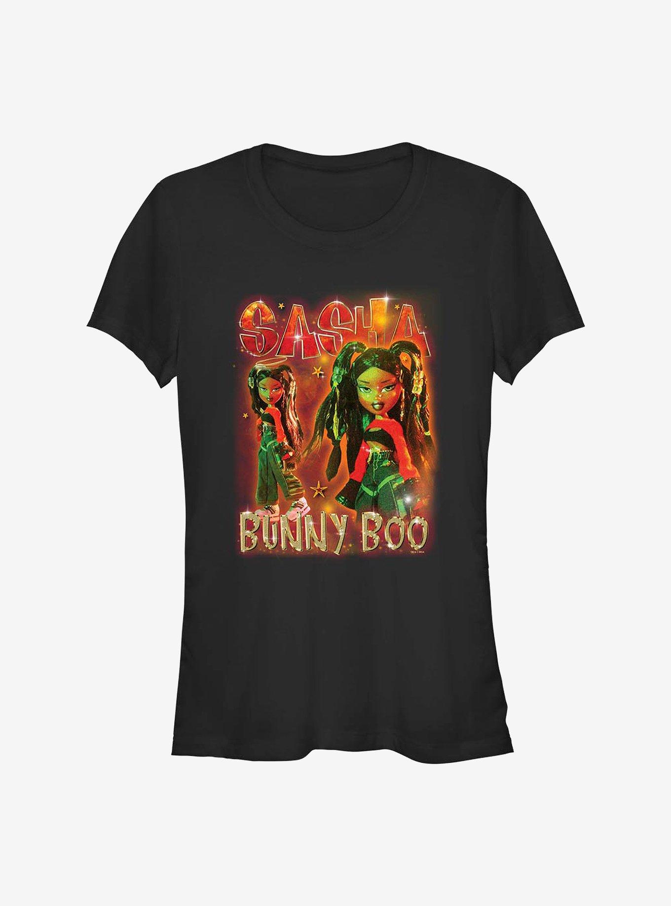 Bratz Sasha Bunny Boo Girls T-Shirt, BLACK, hi-res