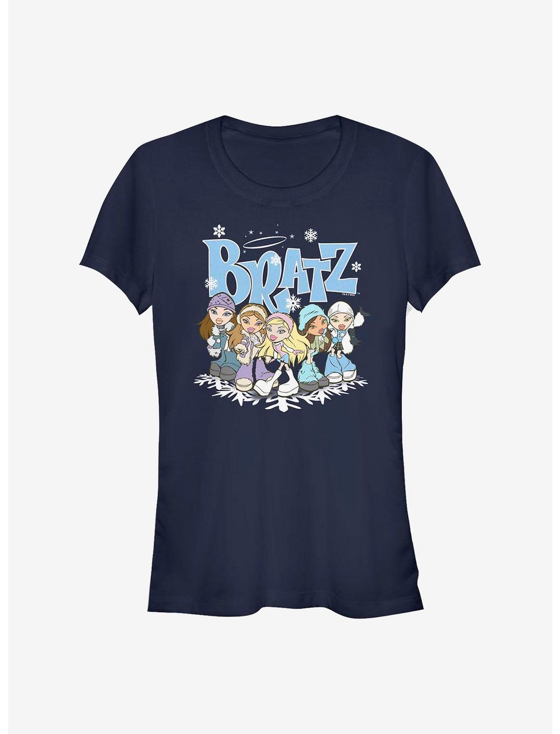 Bratz Winter Wonderland Girls T-Shirt, NAVY, hi-res