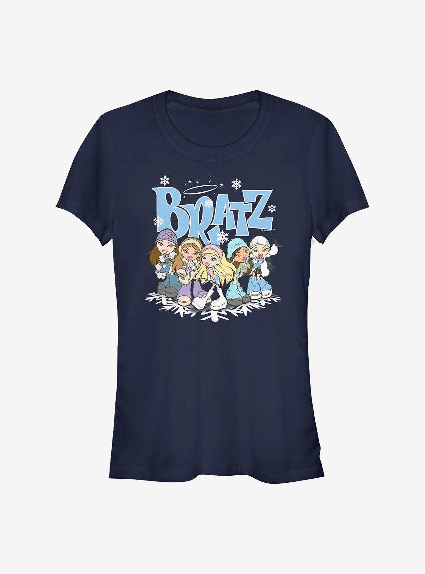 Bratz Winter Wonderland Girls T-Shirt, NAVY, hi-res