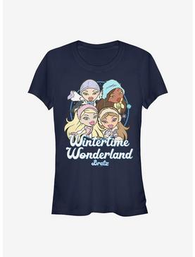 Bratz Wintertime Wonderland Girls T-Shirt, NAVY, hi-res