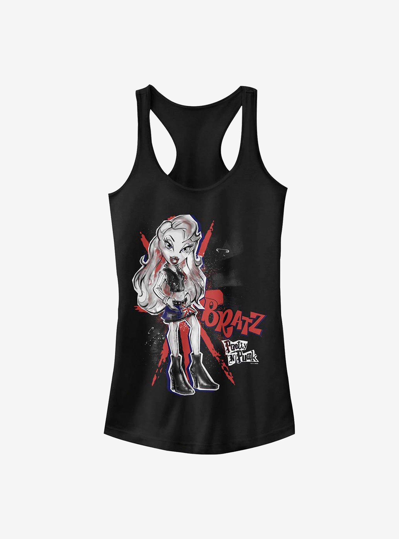 Bratz Meygan Pretty N Punk Girls Tank, BLACK, hi-res