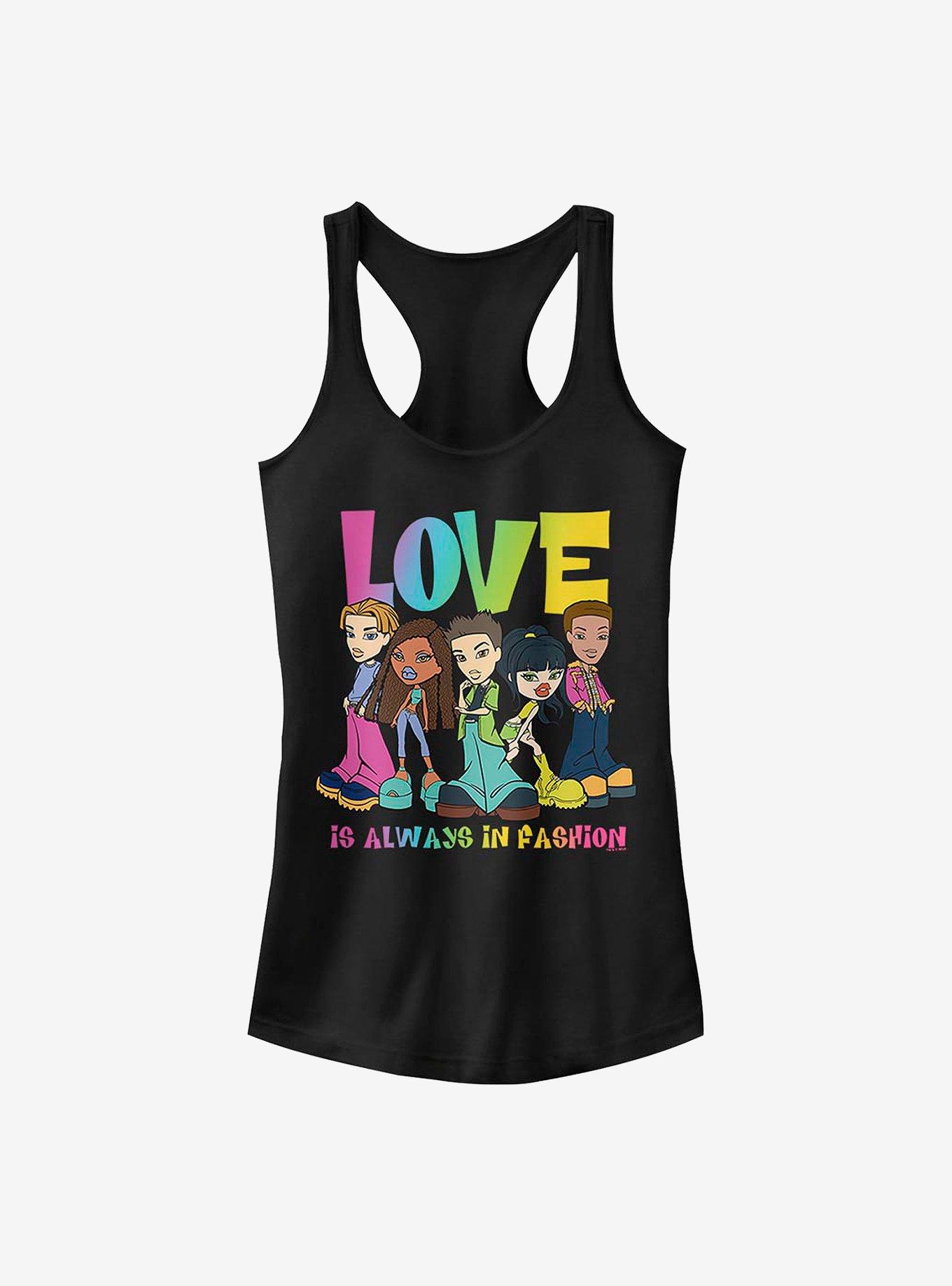 Bratz Rainbow Love Is Always In Fashion Girls Tank, , hi-res