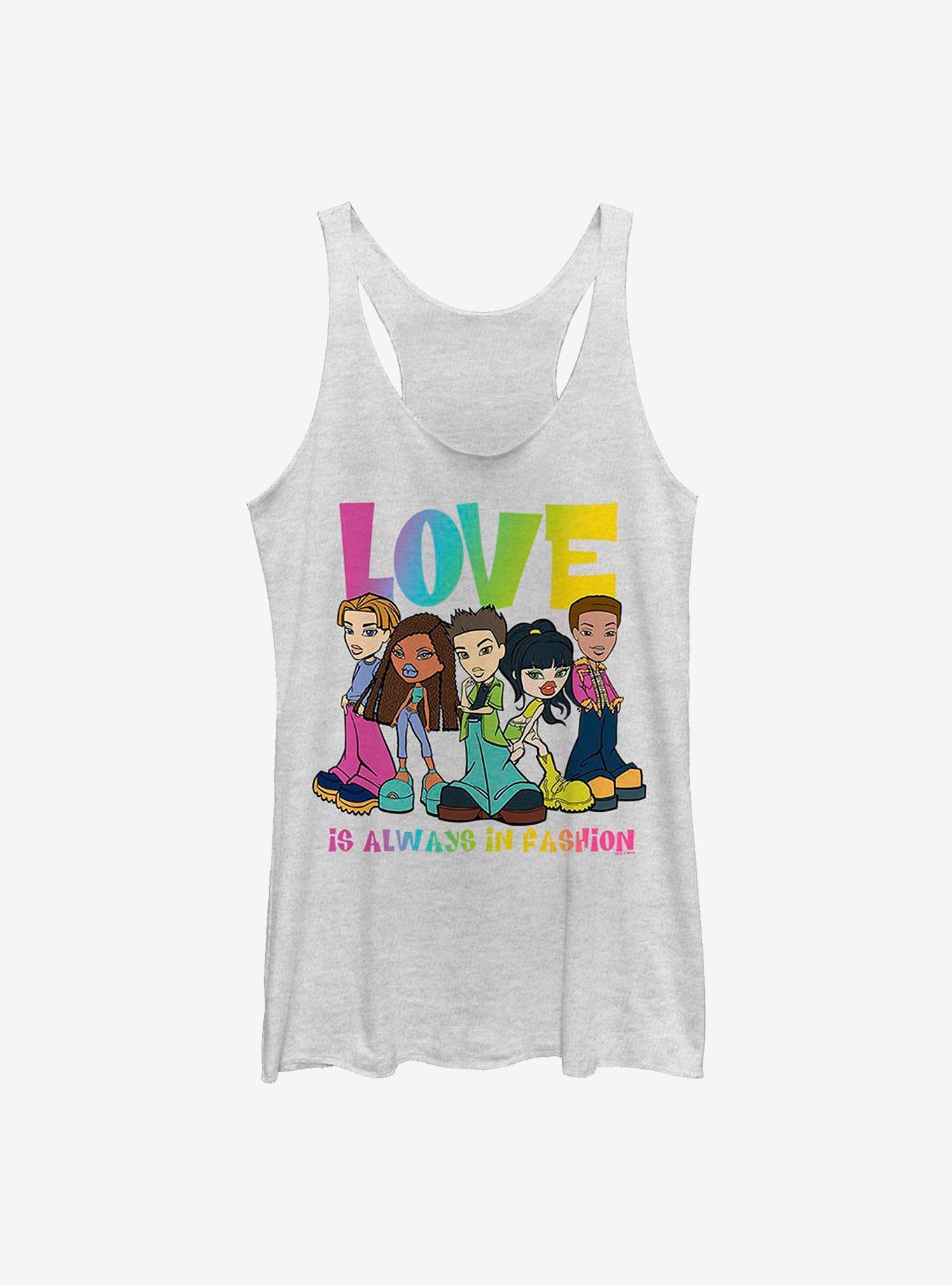 Bratz Rainbow Love Is Always In Fashion Girls Tank, , hi-res