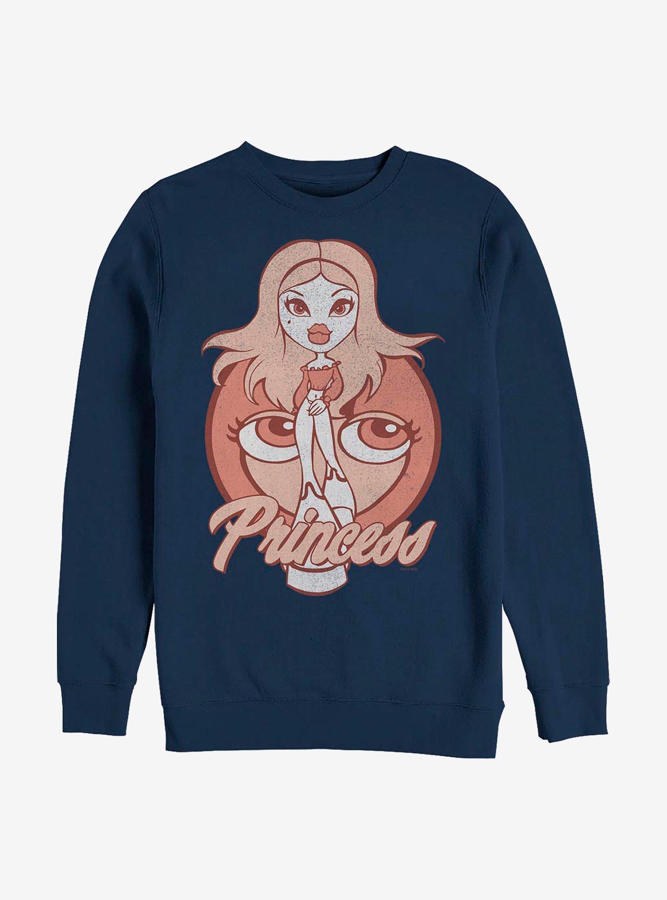 Bratz Princess Crew Sweatshirt, NAVY, hi-res