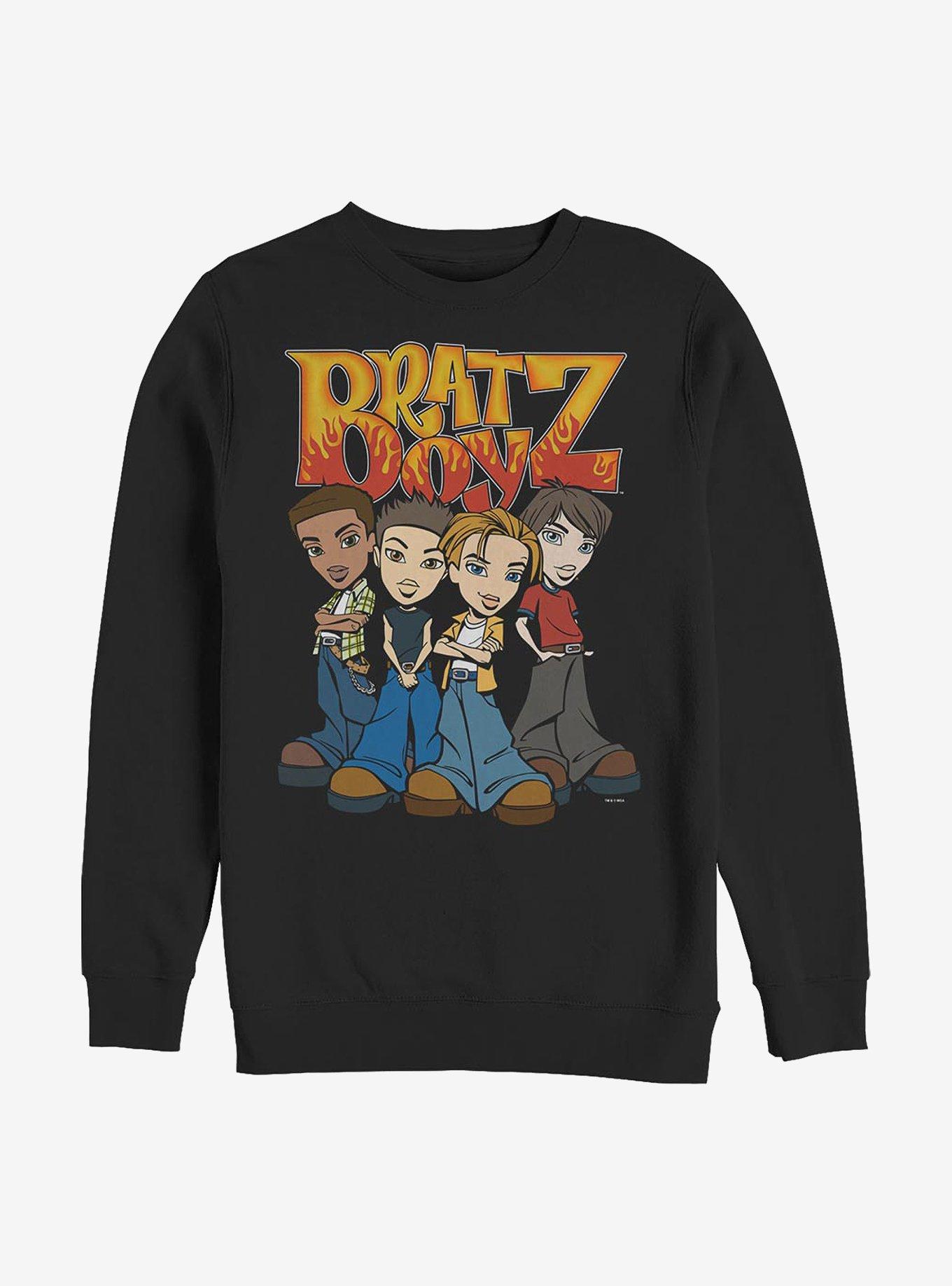 Bratz The Boyz Crew Sweatshirt, BLACK, hi-res