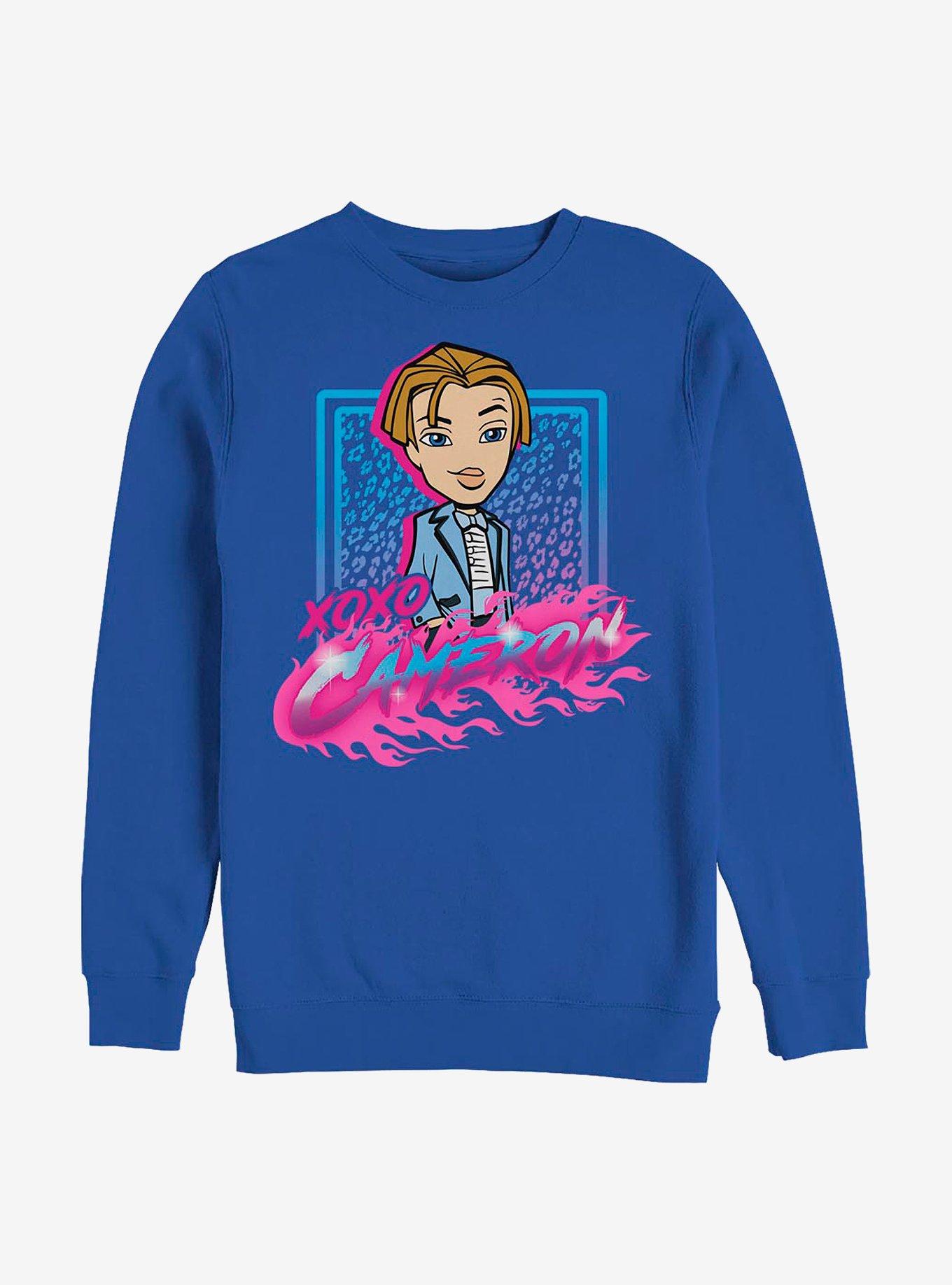 Bratz XOXO Cameron Crew Sweatshirt, ROYAL, hi-res