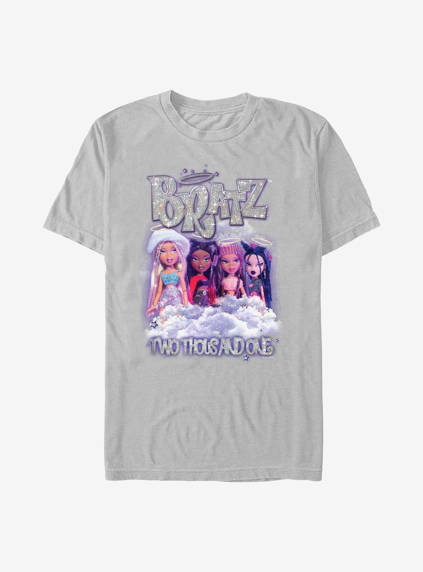 Bratz Angel Two Thousand One Clouds T-Shirt, SILVER, hi-res