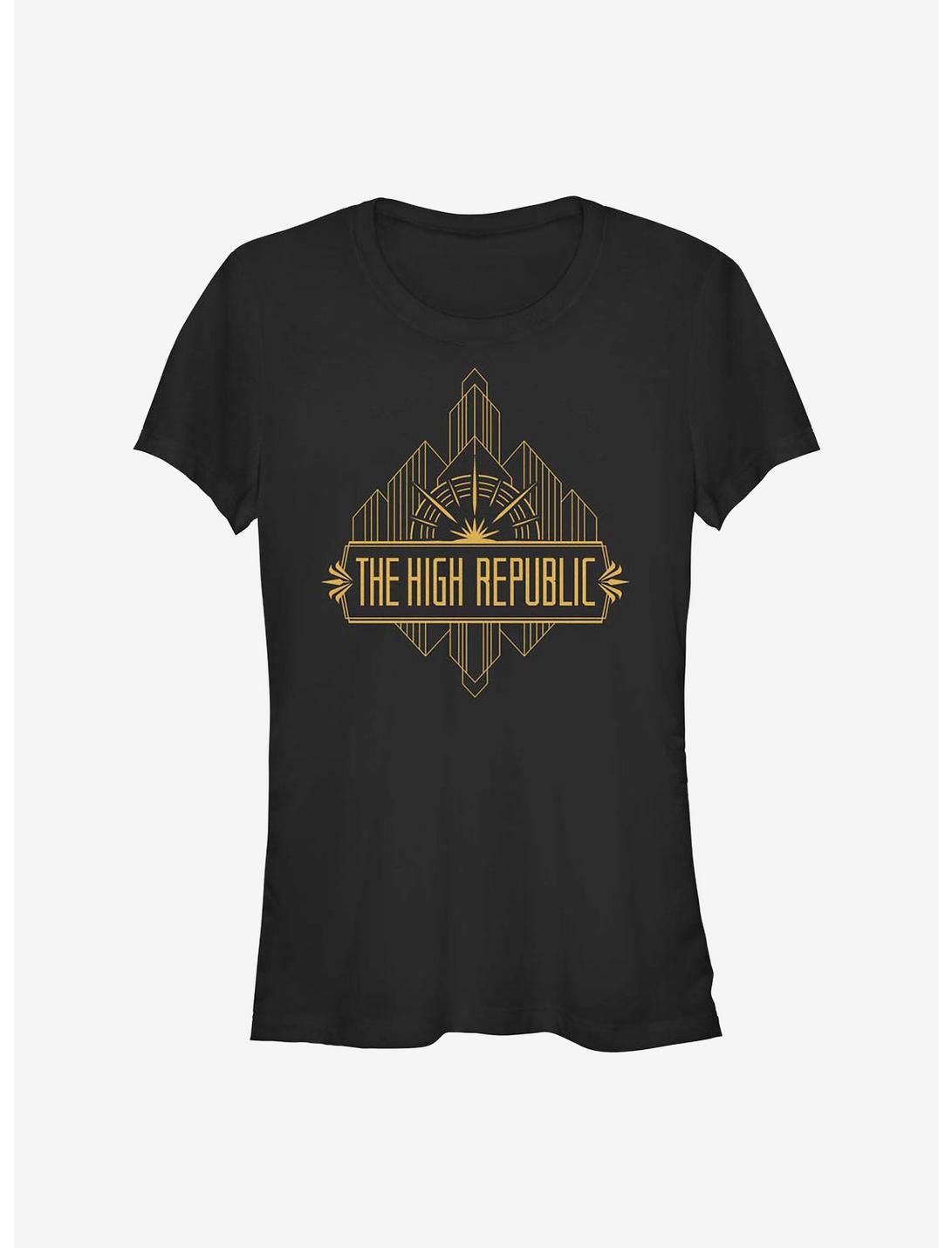 Star Wars: The High Republic Logo Girls T-Shirt, BLACK, hi-res