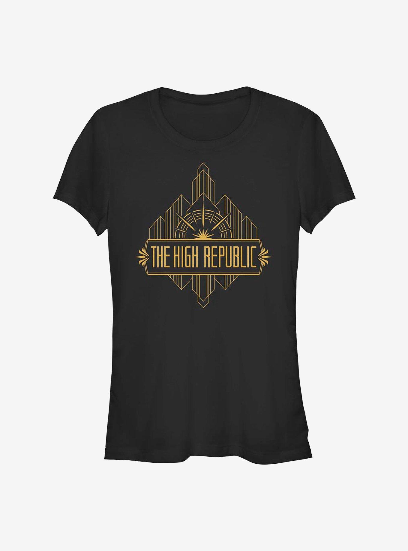 Star Wars: The High Republic Logo Girls T-Shirt, BLACK, hi-res