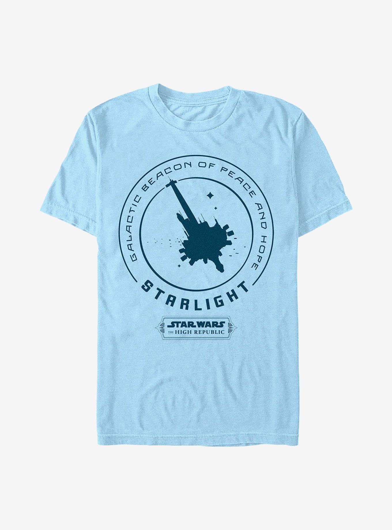 Star Wars: The High Republic Galactic Beacon Of Peace T-Shirt, LT BLUE, hi-res