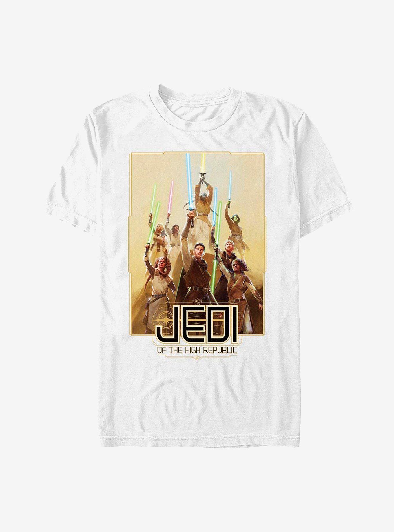 Star Wars: The High Republic Jedi Group T-Shirt, WHITE, hi-res