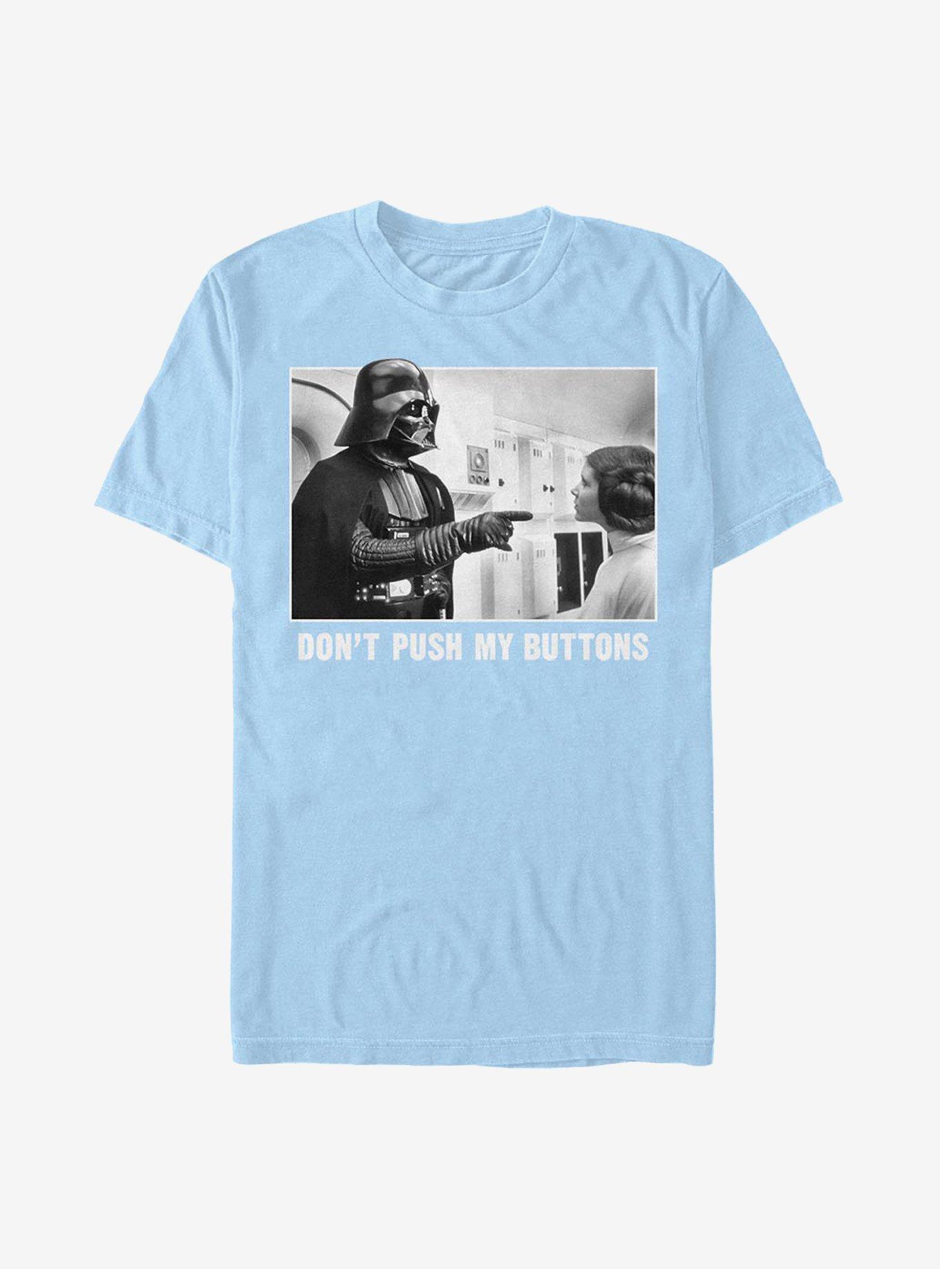 Star Wars Darth Vader Meme Button Pusher T-Shirt