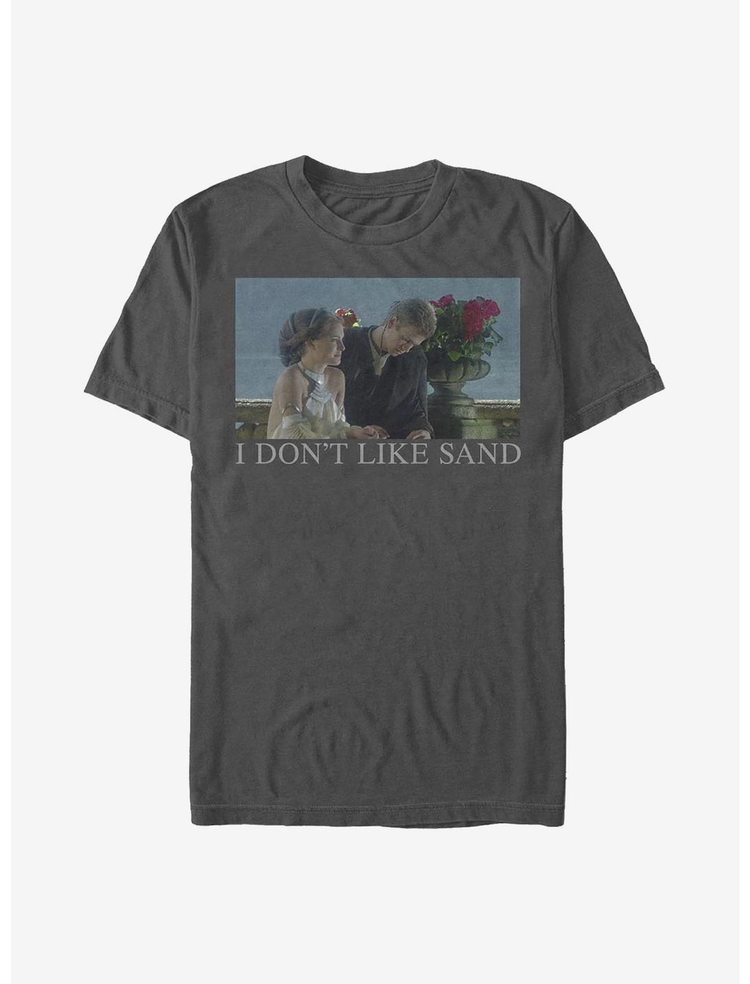 Star Wars Padme And Anakin I Don't Like Sand Meme T-Shirt, , hi-res